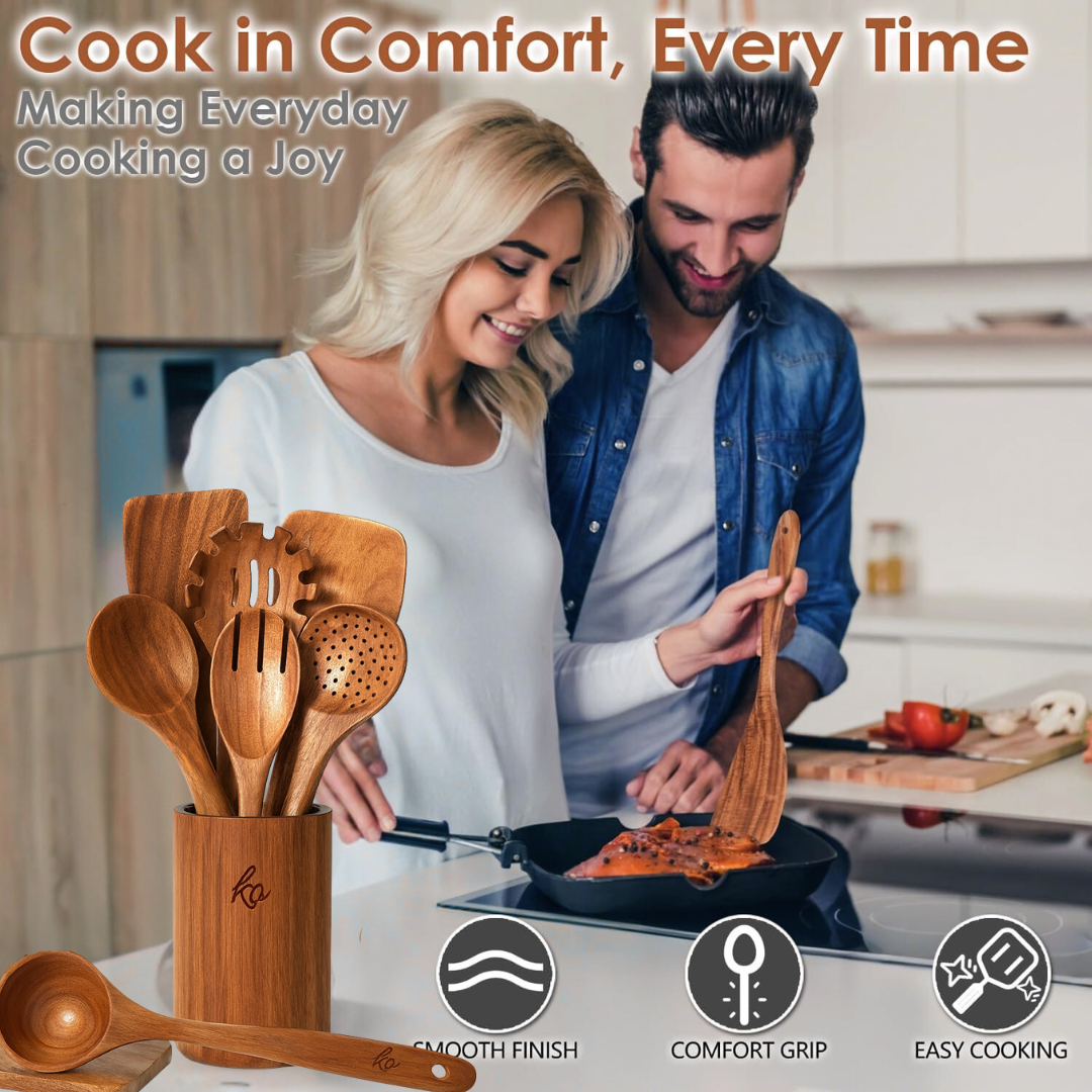 Ko" Natural Wood Kitchenware